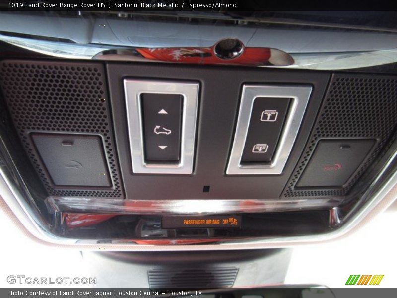 Santorini Black Metallic / Espresso/Almond 2019 Land Rover Range Rover HSE
