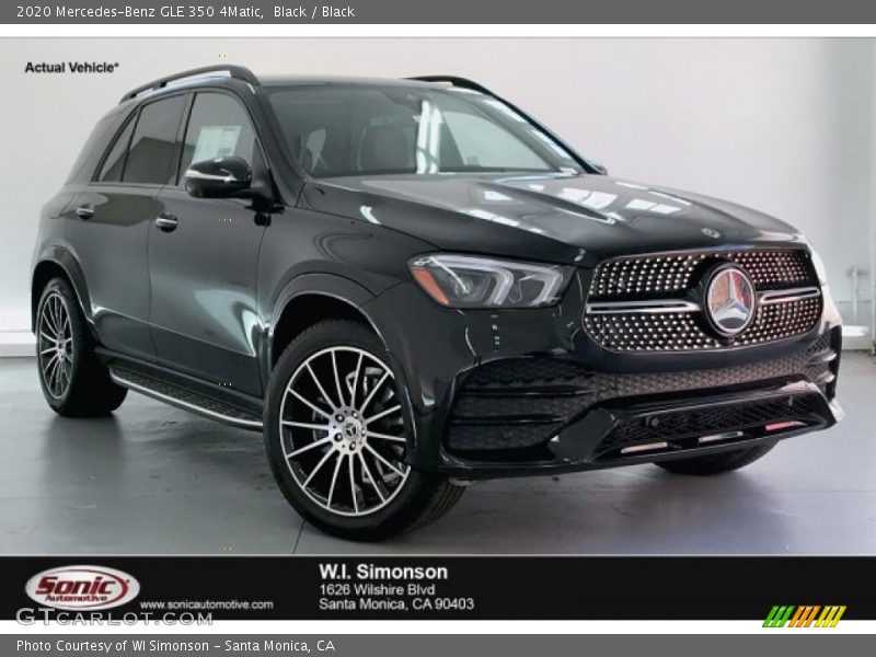 Black / Black 2020 Mercedes-Benz GLE 350 4Matic