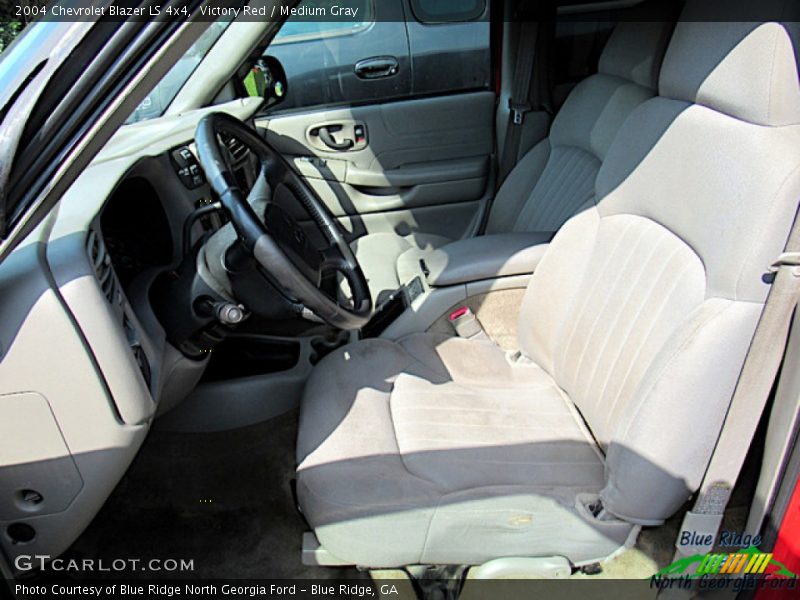 Victory Red / Medium Gray 2004 Chevrolet Blazer LS 4x4