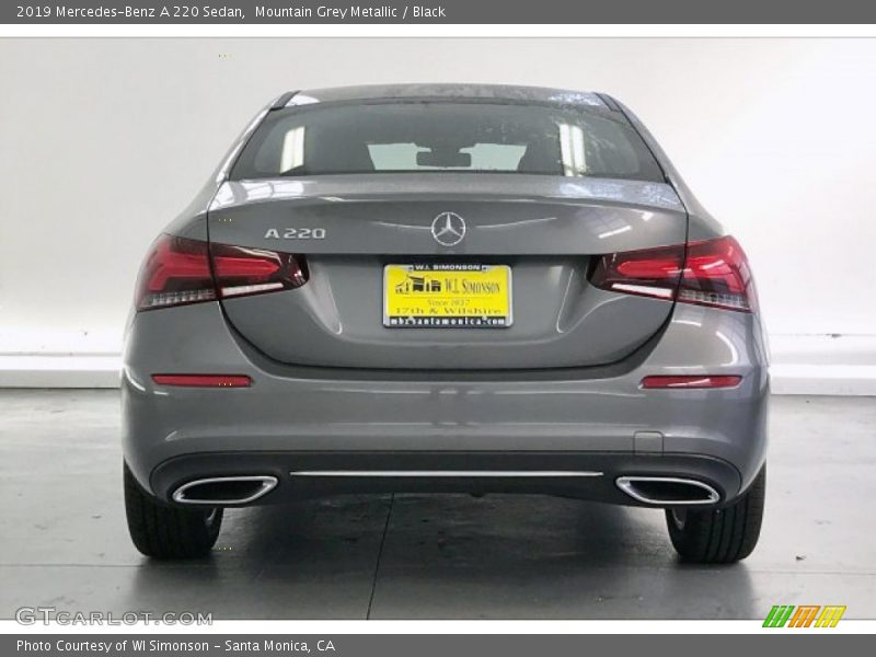 Mountain Grey Metallic / Black 2019 Mercedes-Benz A 220 Sedan