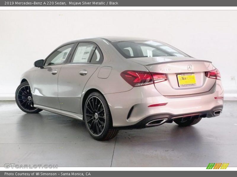 Mojave Silver Metallic / Black 2019 Mercedes-Benz A 220 Sedan
