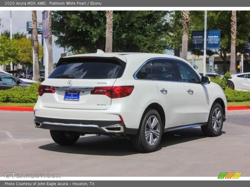 Platinum White Pearl / Ebony 2020 Acura MDX AWD