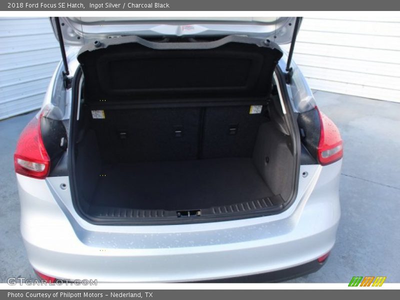 Ingot Silver / Charcoal Black 2018 Ford Focus SE Hatch