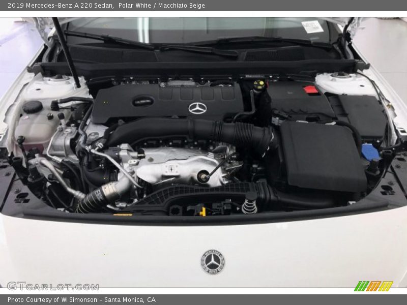 Polar White / Macchiato Beige 2019 Mercedes-Benz A 220 Sedan