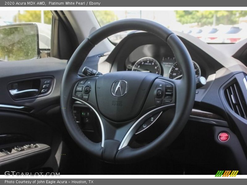 Platinum White Pearl / Ebony 2020 Acura MDX AWD