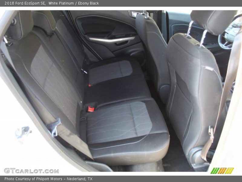 White Platinum / Ebony Black 2018 Ford EcoSport SE