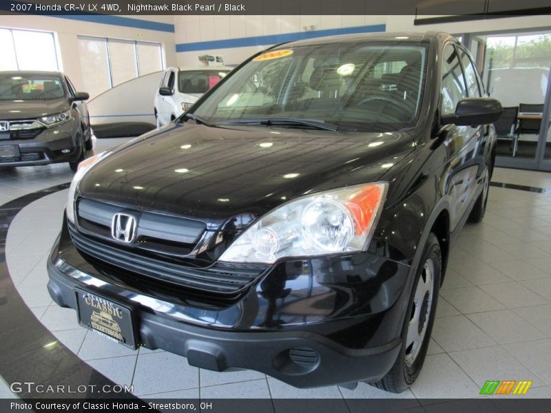 Nighthawk Black Pearl / Black 2007 Honda CR-V LX 4WD