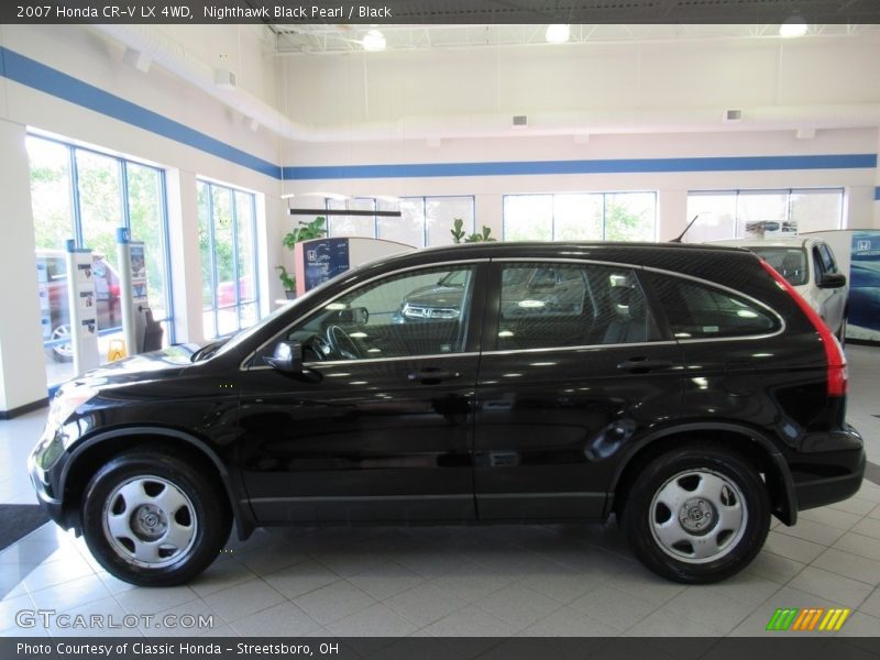 Nighthawk Black Pearl / Black 2007 Honda CR-V LX 4WD