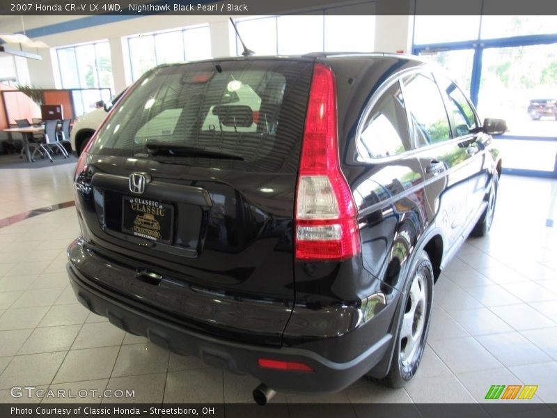 Nighthawk Black Pearl / Black 2007 Honda CR-V LX 4WD