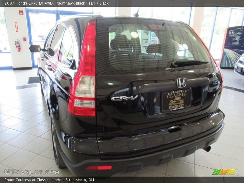 Nighthawk Black Pearl / Black 2007 Honda CR-V LX 4WD