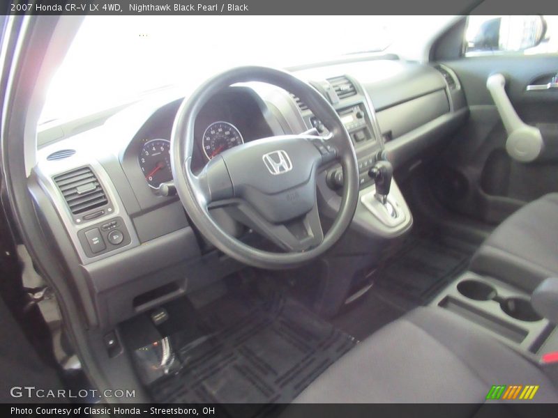 Nighthawk Black Pearl / Black 2007 Honda CR-V LX 4WD