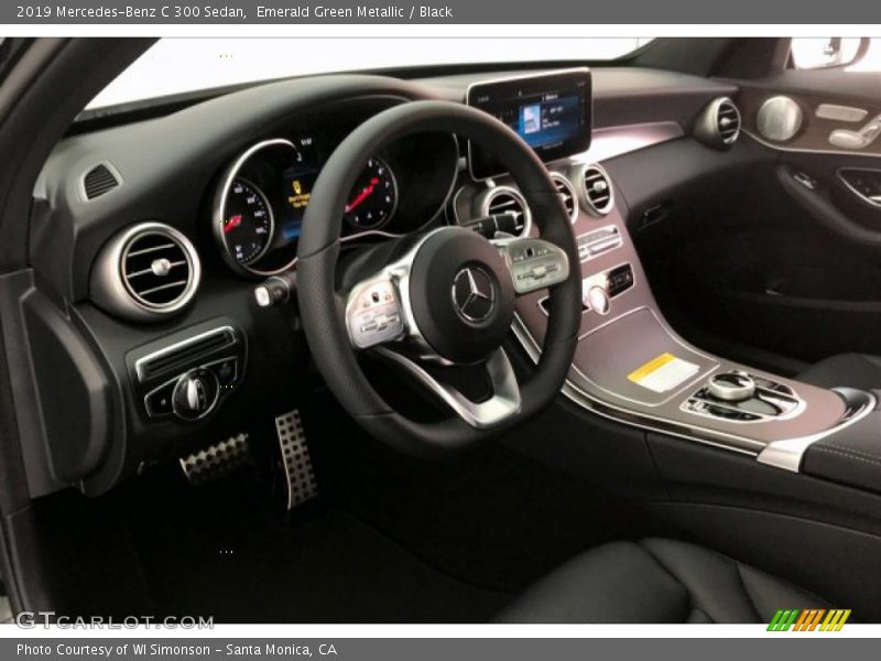 Emerald Green Metallic / Black 2019 Mercedes-Benz C 300 Sedan