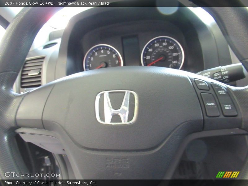 Nighthawk Black Pearl / Black 2007 Honda CR-V LX 4WD