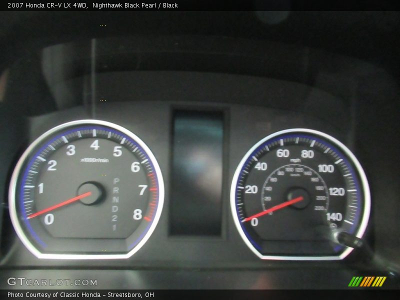 Nighthawk Black Pearl / Black 2007 Honda CR-V LX 4WD