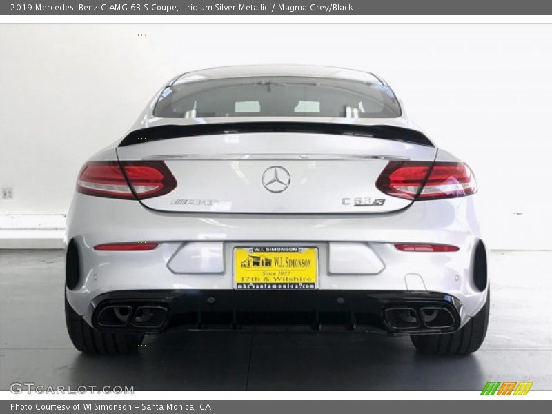 Iridium Silver Metallic / Magma Grey/Black 2019 Mercedes-Benz C AMG 63 S Coupe