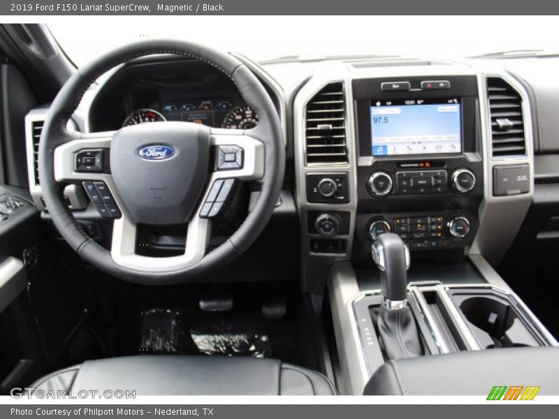 Magnetic / Black 2019 Ford F150 Lariat SuperCrew