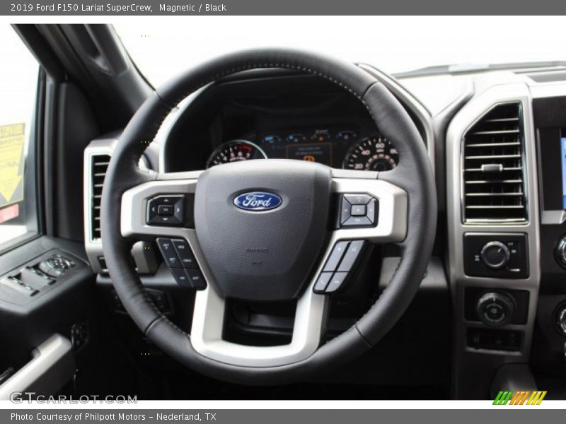 Magnetic / Black 2019 Ford F150 Lariat SuperCrew