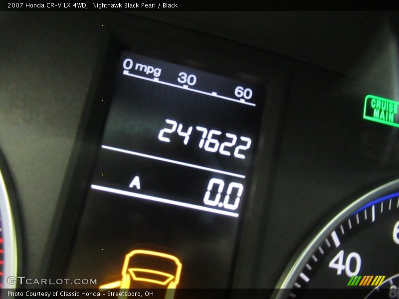 Nighthawk Black Pearl / Black 2007 Honda CR-V LX 4WD