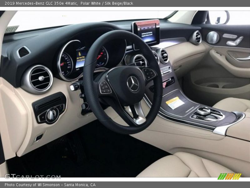 Polar White / Silk Beige/Black 2019 Mercedes-Benz GLC 350e 4Matic