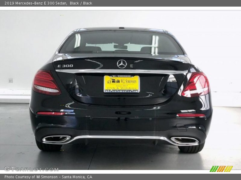 Black / Black 2019 Mercedes-Benz E 300 Sedan