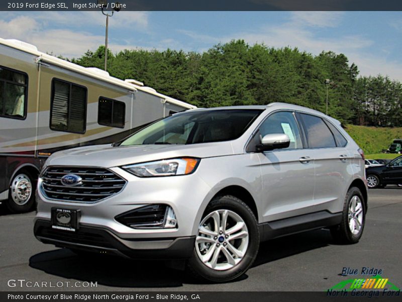 Ingot Silver / Dune 2019 Ford Edge SEL