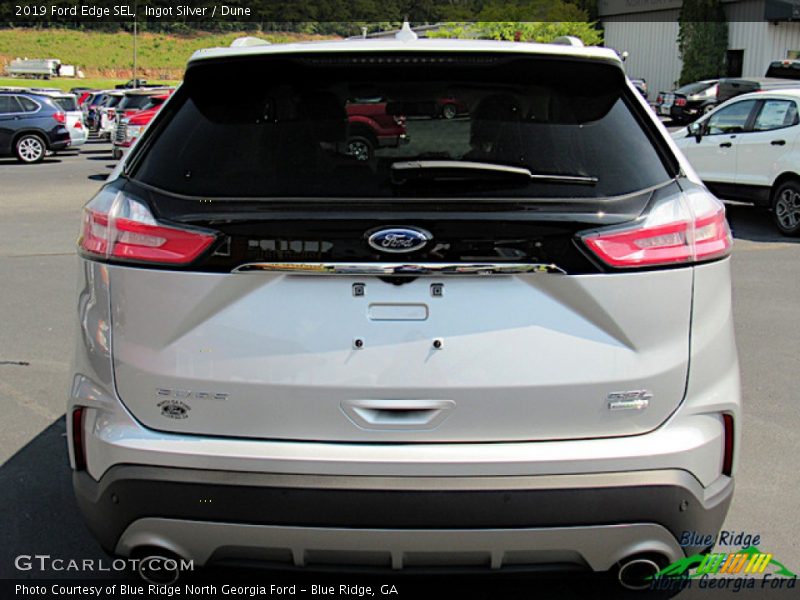 Ingot Silver / Dune 2019 Ford Edge SEL