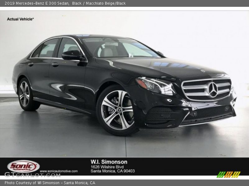 Black / Macchiato Beige/Black 2019 Mercedes-Benz E 300 Sedan