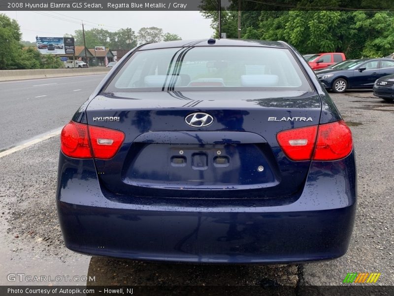 Regatta Blue Metallic / Gray 2008 Hyundai Elantra GLS Sedan