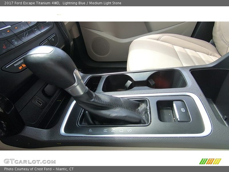 Lightning Blue / Medium Light Stone 2017 Ford Escape Titanium 4WD