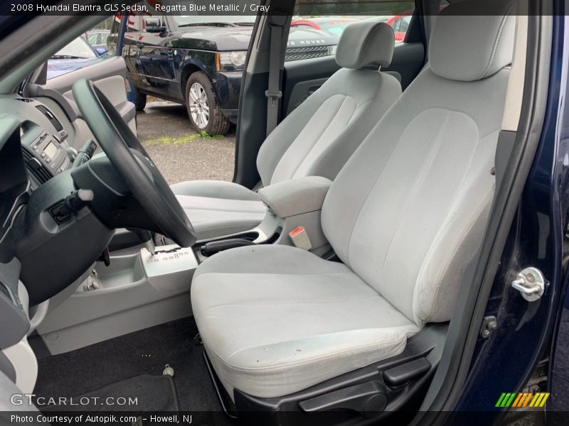 Regatta Blue Metallic / Gray 2008 Hyundai Elantra GLS Sedan