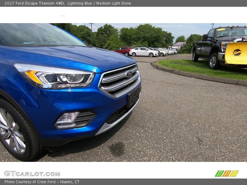 Lightning Blue / Medium Light Stone 2017 Ford Escape Titanium 4WD