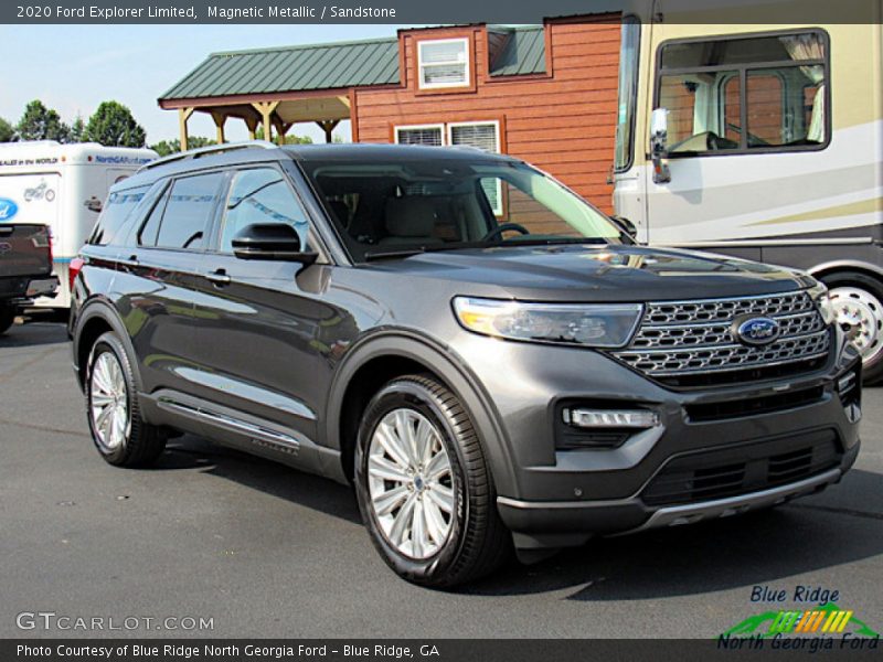 Magnetic Metallic / Sandstone 2020 Ford Explorer Limited