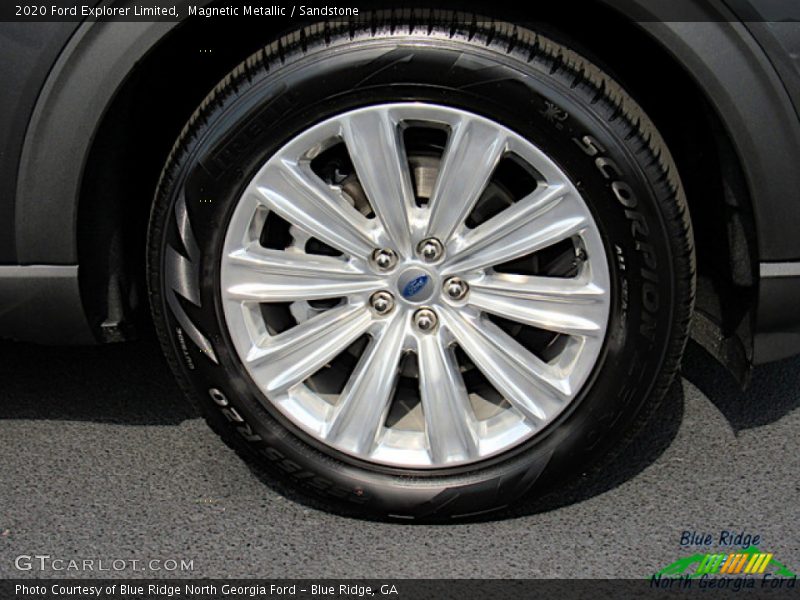 Magnetic Metallic / Sandstone 2020 Ford Explorer Limited