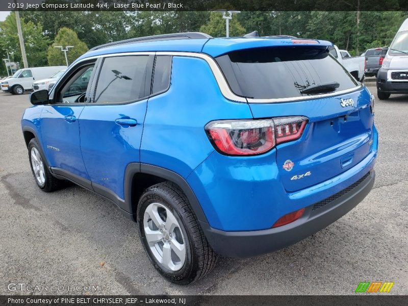 Laser Blue Pearl / Black 2019 Jeep Compass Latitude 4x4