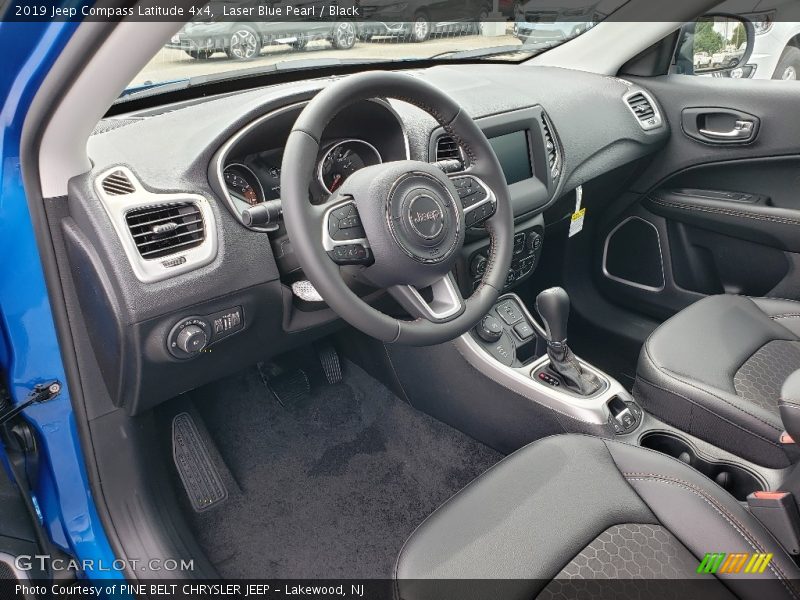 Laser Blue Pearl / Black 2019 Jeep Compass Latitude 4x4
