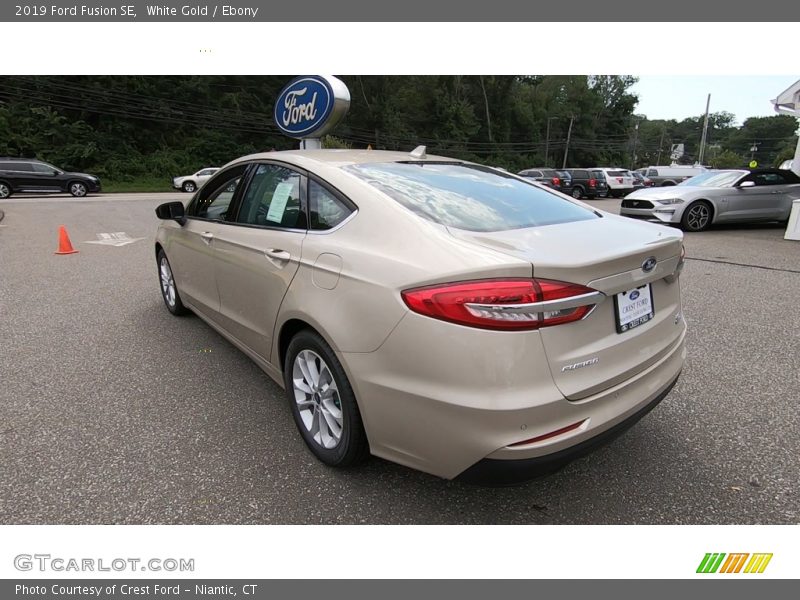 White Gold / Ebony 2019 Ford Fusion SE