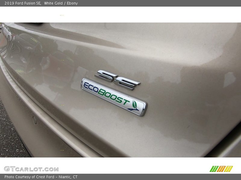 White Gold / Ebony 2019 Ford Fusion SE
