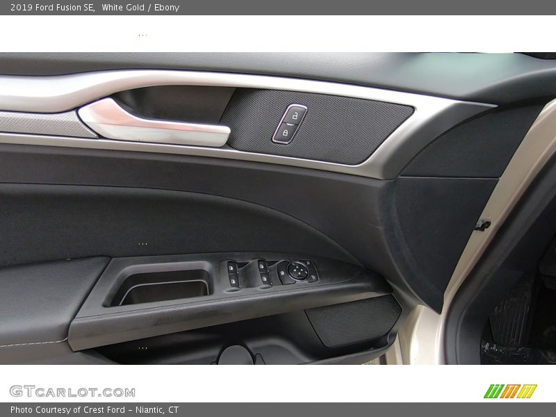 White Gold / Ebony 2019 Ford Fusion SE