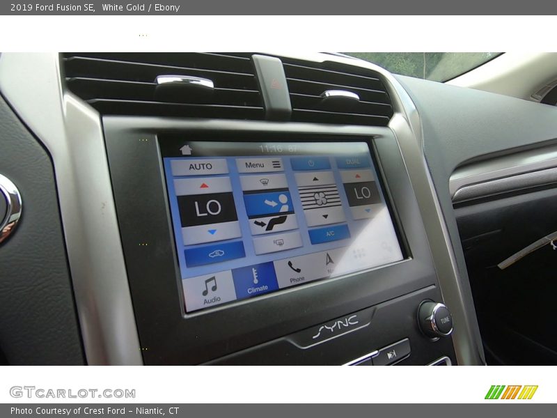 White Gold / Ebony 2019 Ford Fusion SE