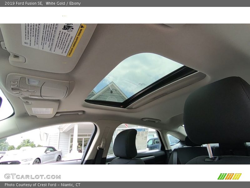 White Gold / Ebony 2019 Ford Fusion SE