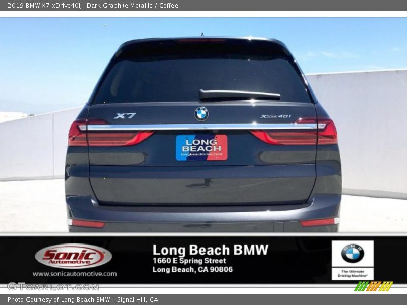 Dark Graphite Metallic / Coffee 2019 BMW X7 xDrive40i