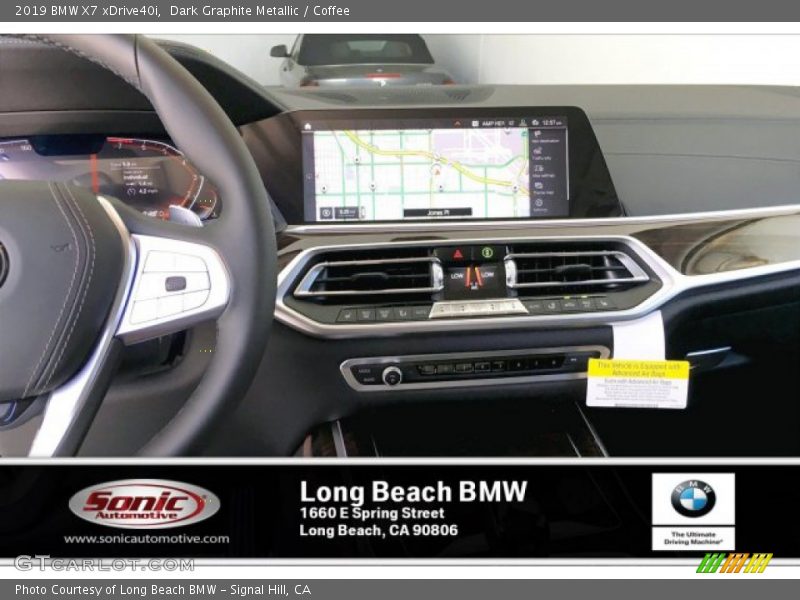 Dark Graphite Metallic / Coffee 2019 BMW X7 xDrive40i