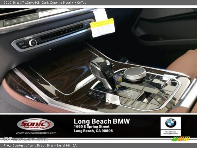 Dark Graphite Metallic / Coffee 2019 BMW X7 xDrive40i