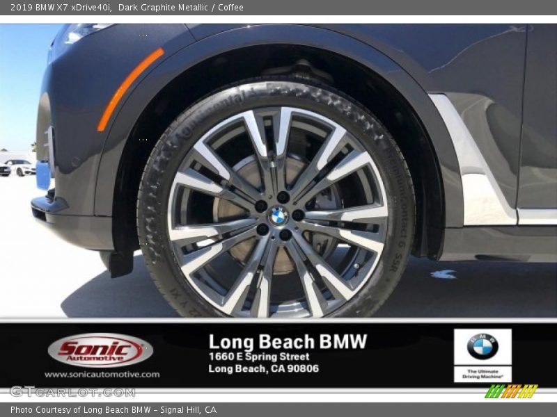 Dark Graphite Metallic / Coffee 2019 BMW X7 xDrive40i