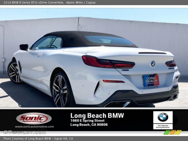 Alpine White / Cognac 2019 BMW 8 Series 850i xDrive Convertible