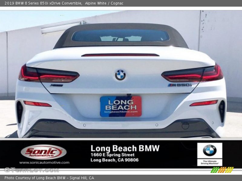 Alpine White / Cognac 2019 BMW 8 Series 850i xDrive Convertible