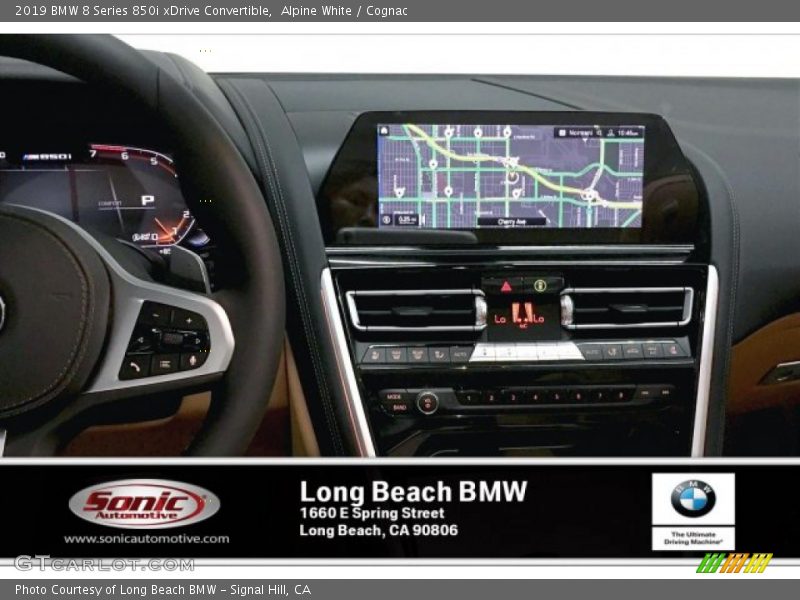 Alpine White / Cognac 2019 BMW 8 Series 850i xDrive Convertible