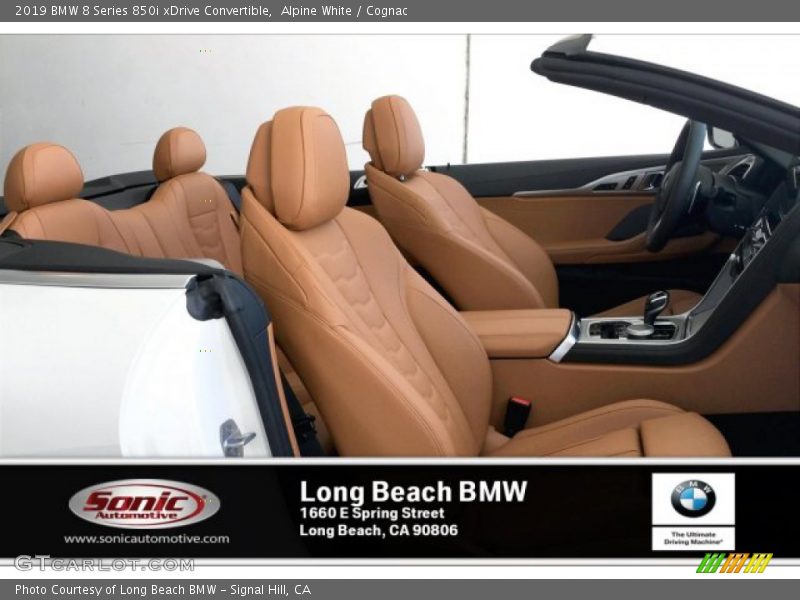 Alpine White / Cognac 2019 BMW 8 Series 850i xDrive Convertible