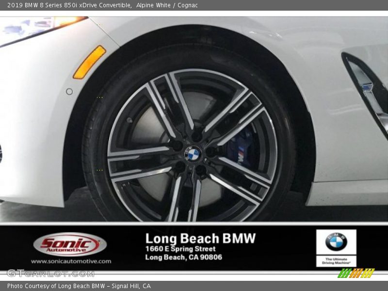 Alpine White / Cognac 2019 BMW 8 Series 850i xDrive Convertible