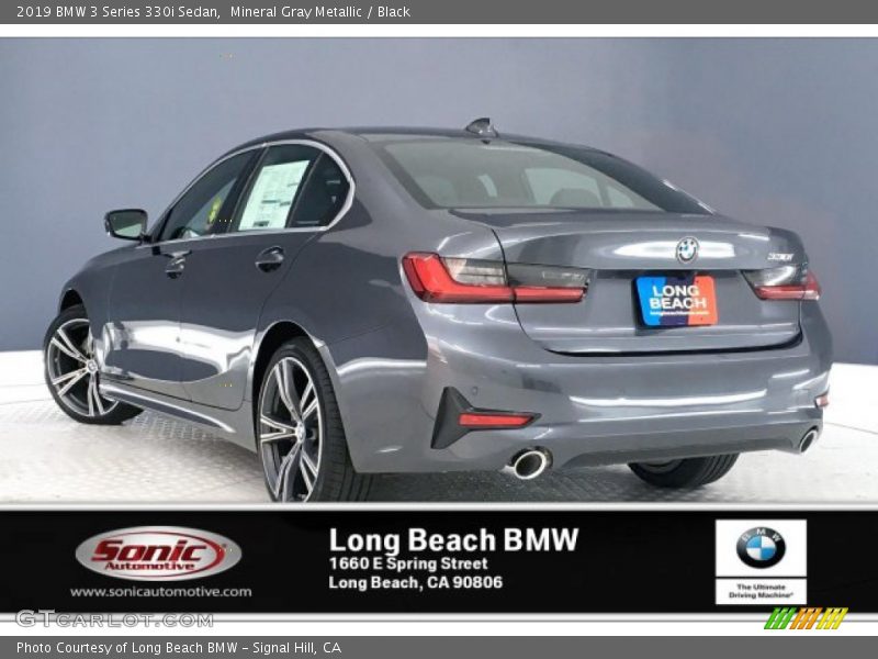 Mineral Gray Metallic / Black 2019 BMW 3 Series 330i Sedan